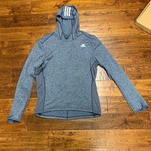 ADIDAS Long Sleeve Blue Light Hoodie